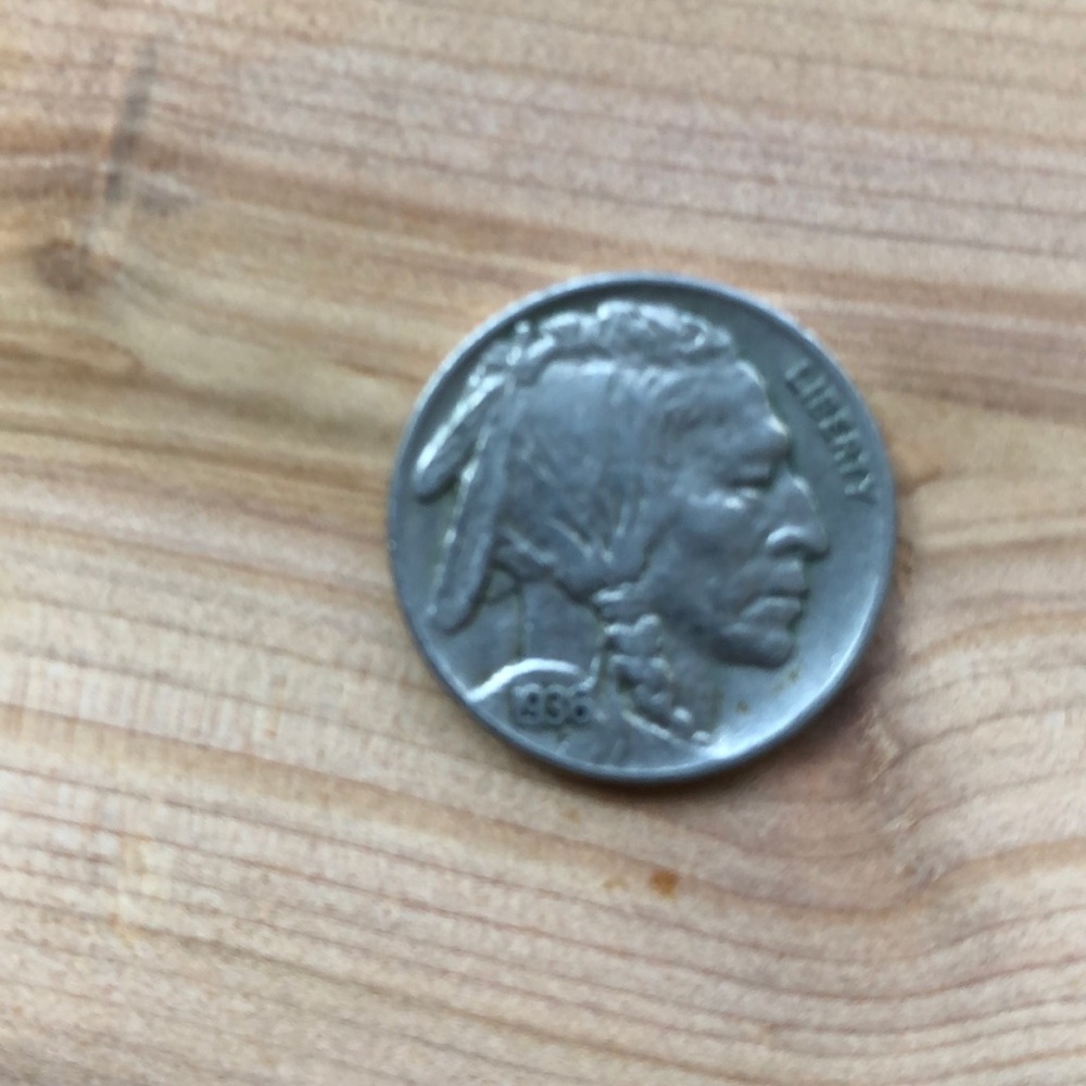 1936 E minted buffalo nickel